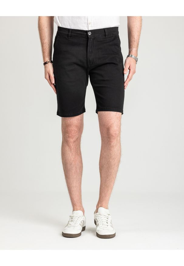MARCUS - Męskie Spodenki Marcus Gerry Chino Shorts Black 19-200266-9098