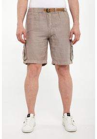 Aeronautica Militare - Bermudy męskie lniane AERONAUTICA MILITARE. Materiał: len #5