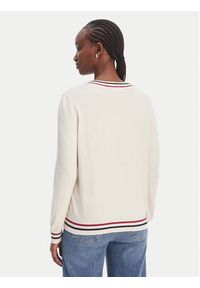 Liu Jo Sport Sweter TA6068 MS49I Biały Regular Fit. Kolor: biały. Materiał: wiskoza. Styl: sportowy #5