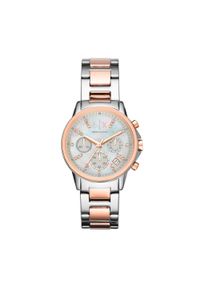 Armani Exchange - Zegarek ARMANI EXCHANGE - Lady Banks Chronograph AX4331 Silver/Rose. Kolor: różowy, srebrny, wielokolorowy #1