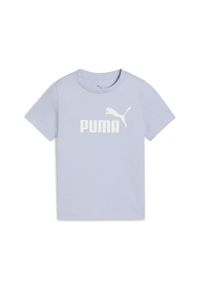 Puma - Dziecięca koszulka ESS z logo No. 1 PUMA Cool Weather Blue. Kolor: niebieski. Materiał: guma. Wzór: nadruk