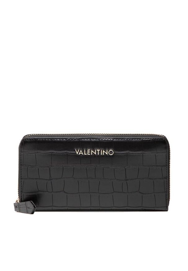 VALENTINO - Duży Portfel Damski Valentino. Kolor: czarny