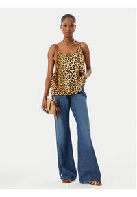 LOLA CASADEMUNT Top LS2615011 Brązowy Regular Fit. Kolor: brązowy #4