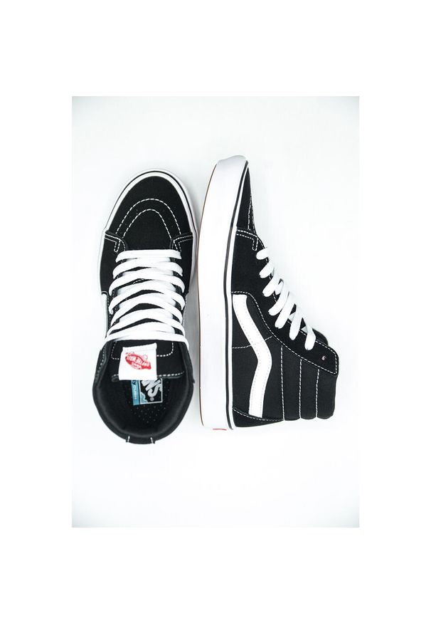 Trampki Vans ComfyCush SK8-Hi, Dla obu płci. Kolor: czarny. Materiał: zamsz, materiał. Model: Vans SK8