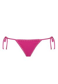 MARYSIA SWIM - Różowy dół od bikini Lampone. Kolor: różowy, wielokolorowy, fioletowy. Materiał: jedwab, materiał