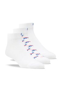 Reebok Skarpety Niskie Unisex Classics Ankle Socks 3 Pairs GD1030 Biały. Kolor: biały