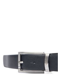 Emporio Armani Pasek Męski Y4S498 YLP4E 81285 Granatowy. Kolor: niebieski. Materiał: skóra #5