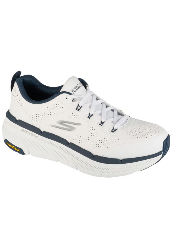 skechers - Buty do biegania męskie, Max Cushioning Premier 2.0 - Lucid 2. Kolor: biały. Model: Skechers Sport. Sport: bieganie