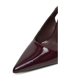 DeeZee Sandały AL96229-1 Bordowy. Kolor: czerwony. Materiał: skóra