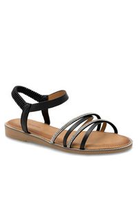 Clara Barson Sandały WYL04008-1A Czarny. Kolor: czarny. Materiał: skóra #5