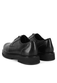 Badura Półbuty CALEB-01 MI08 Czarny. Kolor: czarny. Materiał: skóra #6
