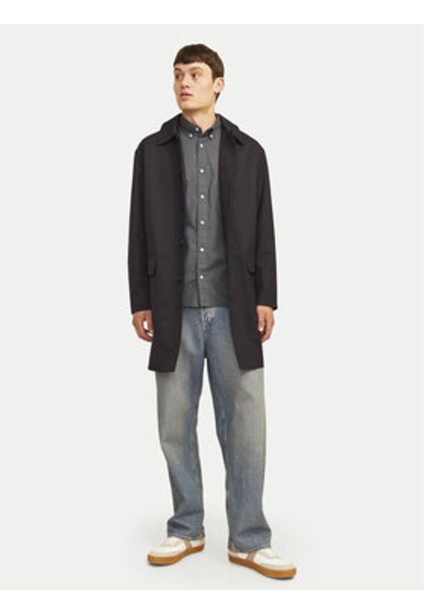 Jack & Jones Koszula Brook 12192150 Szary Slim Fit. Kolor: szary. Materiał: bawełna