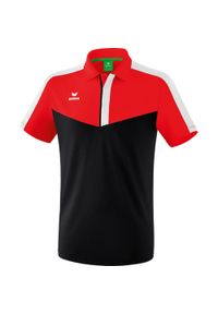 ERIMA - Polo Erima Squad. Typ kołnierza: polo. Kolor: wielokolorowy, czarny, czerwony. Materiał: materiał. Sport: tenis, piłka nożna #1