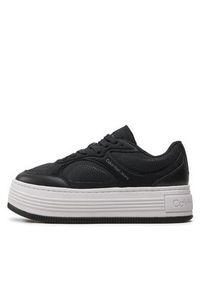 Calvin Klein Jeans Sneakersy Bold Platf Low Lace Mix In Mtl YW0YW01471 Czarny. Kolor: czarny