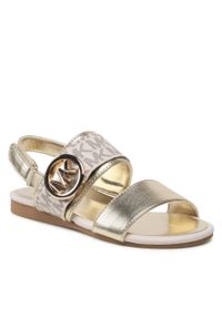 Sandały MICHAEL KORS KIDS Sydney Kenzie MK100681 Vanilla/Pale Gold. Kolor: złoty. Materiał: skóra #1