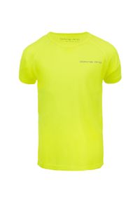 ALPINE PRO - Sportowy T-shirt dla dzieci Alpine Pro Belamo – Oddychający i Stylowy. Kolor: zielony. Materiał: poliester. Sport: turystyka piesza