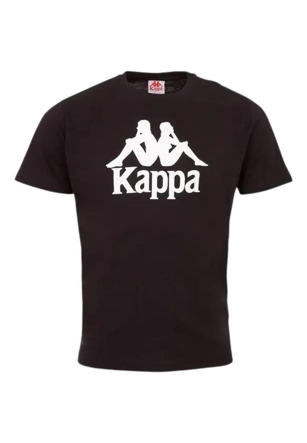 Koszulka sportowa dla dzieci Kappa Caspar. Kolor: czarny. Materiał: bawełna