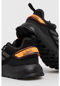 adidas TERREX Buty męskie kolor czarny. Nosek buta: okrągły. Zapięcie: sznurówki. Kolor: czarny. Materiał: guma. Model: Adidas Terrex #5