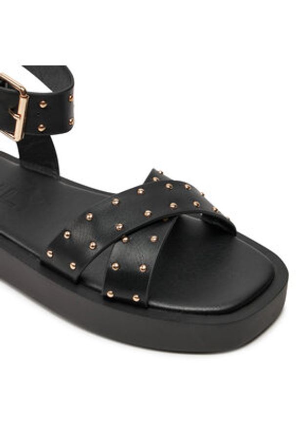 ONLY Shoes Sandały Onlmica-6 15335559 Czarny. Kolor: czarny. Materiał: skóra