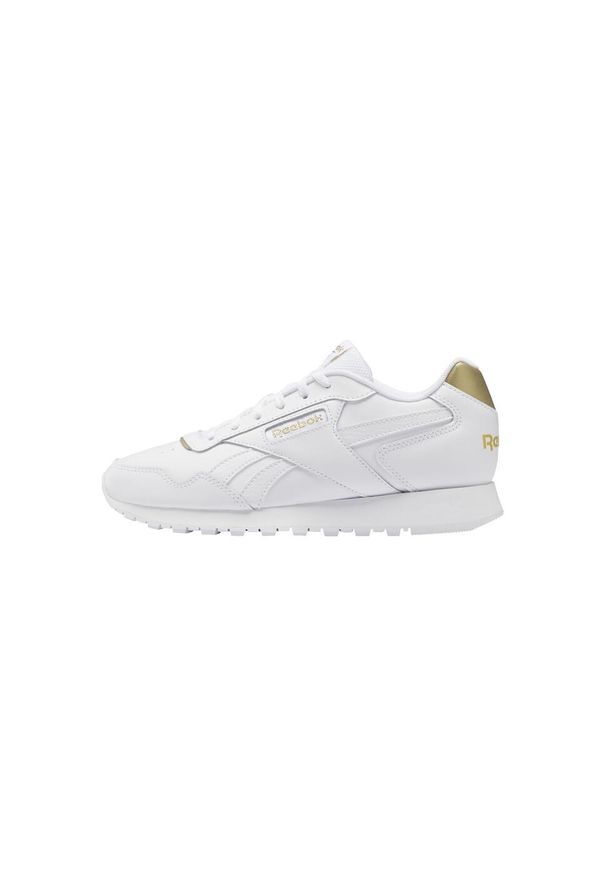 Buty do chodzenia damskie Reebok Glide. Zapięcie: sznurówki. Kolor: biały, wielokolorowy. Materiał: materiał. Szerokość cholewki: normalna. Sport: turystyka piesza