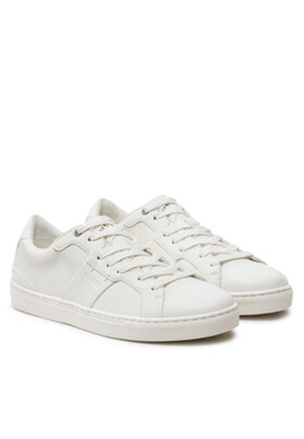Guess Sneakersy Todi FMTTOI ELE12 Biały. Kolor: biały. Materiał: skóra