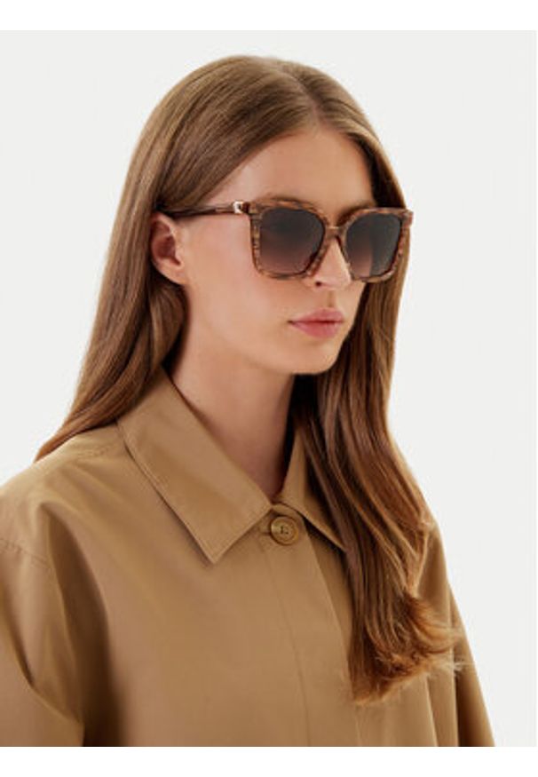 Furla Okulary przeciwsłoneczne Sunglasses WD00150-A.0116-2566S-4-401-20-CN-D Brązowy. Kolor: brązowy