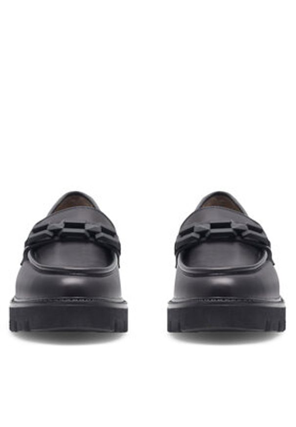 Badura Loafersy TROPEA-E23-28188PE Czarny. Kolor: czarny. Materiał: skóra