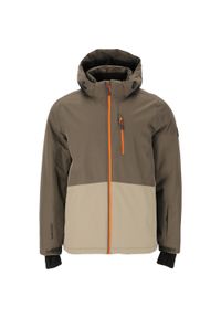 Kurtka narciarska Whistler Drizzle 10000. Kolor: beżowy, wielokolorowy, brązowy. Sezon: zima. Sport: narciarstwo #1