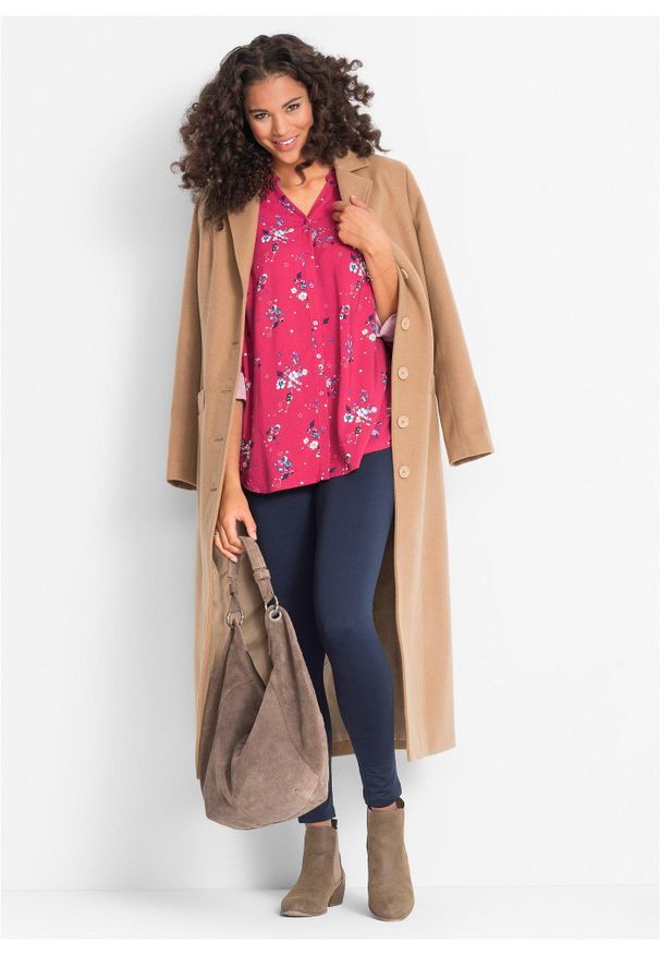 bonprix - Legginsy termiczne z wygodnym paskiem. Kolor: niebieski