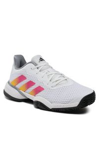 Adidas - adidas Buty Barricade Tennis HP9697 Biały. Kolor: biały. Materiał: materiał