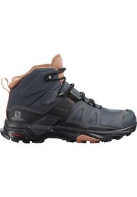 salomon - Buty trekkingowe damskie Salomon X Ultra 4 Mid Gtx W. Zapięcie: sznurówki. Kolor: czarny. Materiał: materiał. Szerokość cholewki: normalna. Styl: sportowy
