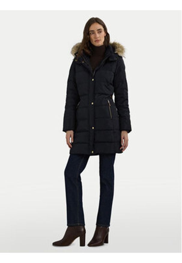 Lauren Ralph Lauren - LAUREN RALPH LAUREN Kurtka puchowa 297957517002 Granatowy Regular Fit. Kolor: niebieski. Materiał: syntetyk