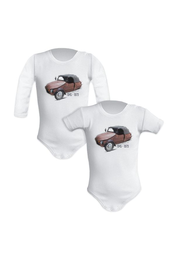 nikiniki - Velorex — body (Rozmiar: 12M; Długość rękawa: krótki; Rodzaj nadruku: Velorex). Materiał: bawełna. Wzór: nadruk