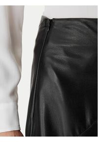 BOSS Spódnica z imitacji skóry Vicena1 50556926 Czarny Regular Fit. Kolor: czarny. Materiał: skóra #4