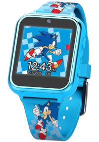 KIDS LICENSING - Sonic Smartwatch 10 funkcji SNC4055 niebieski. Rodzaj zegarka: smartwatch. Kolor: niebieski