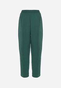 Renee - Zielone Spodnie o Luźnym Fasonie ze Sznurkiem i Gumką w Talii Enivea. Okazja: na co dzień. Kolor: zielony. Styl: casual, elegancki #7