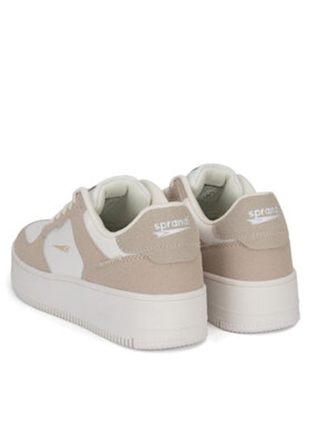 Sprandi Sneakersy WP07-1234 Beżowy. Kolor: beżowy. Materiał: skóra