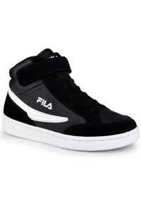 Buty dziecięce za kostkę Fila CREW VELCRO MID KIDS. Wysokość cholewki: za kostkę. Kolor: biały, wielokolorowy, czarny