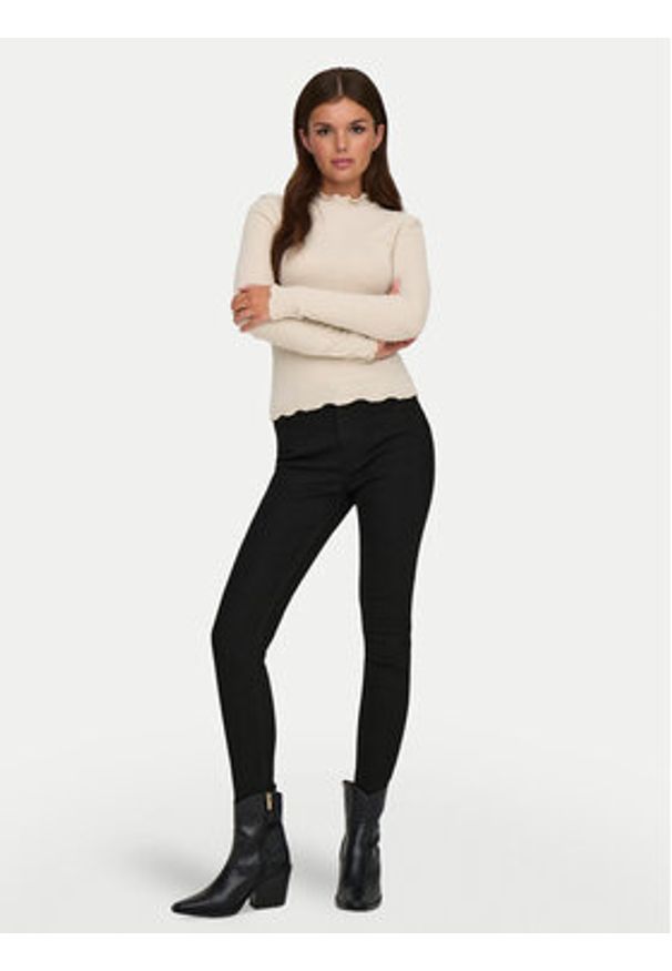 JDY Jeansy Moon 15317455 Czarny Skinny Fit. Kolor: czarny