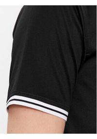 Karl Lagerfeld - KARL LAGERFELD Polo 745080 541200 Czarny Regular Fit. Typ kołnierza: polo. Kolor: czarny. Materiał: bawełna #5