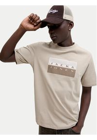 Jack & Jones T-Shirt Fusion 12289863 Szary Regular Fit. Kolor: szary. Materiał: bawełna #2