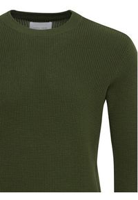 Casual Friday Sweter 20504787 Zielony Slim Fit. Okazja: na co dzień. Kolor: zielony. Materiał: bawełna. Styl: casual #6