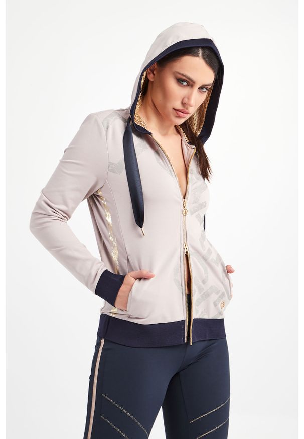 Sportalm - BLUZA LUCY SPORTALM. Typ kołnierza: kaptur. Materiał: satyna