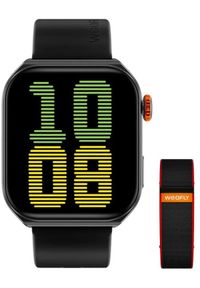 AMAZFIT - Smartwatch Weofly Edge 2 czarny. Rodzaj zegarka: smartwatch. Kolor: czarny