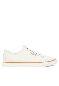 Calvin Klein Jeans Tenisówki Ess Vulc Low Mg Cv YM0YM01301 Beżowy. Kolor: beżowy. Materiał: materiał