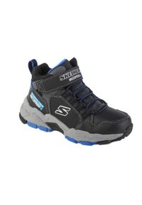 skechers - Buty do chodzenia dla dzieci Skechers Drollix-Venture Rush. Zapięcie: rzepy. Kolor: czarny. Materiał: syntetyk, materiał. Szerokość cholewki: normalna. Sport: turystyka piesza