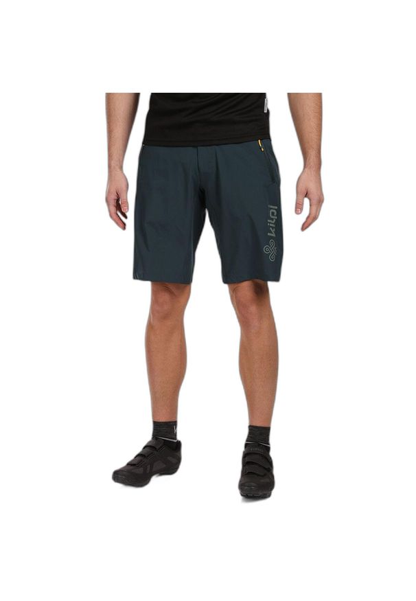 Męskie spodenki na rower freestyle cyckling Kilpi HIXON-M. Kolor: zielony. Materiał: nylon. Sport: kolarstwo