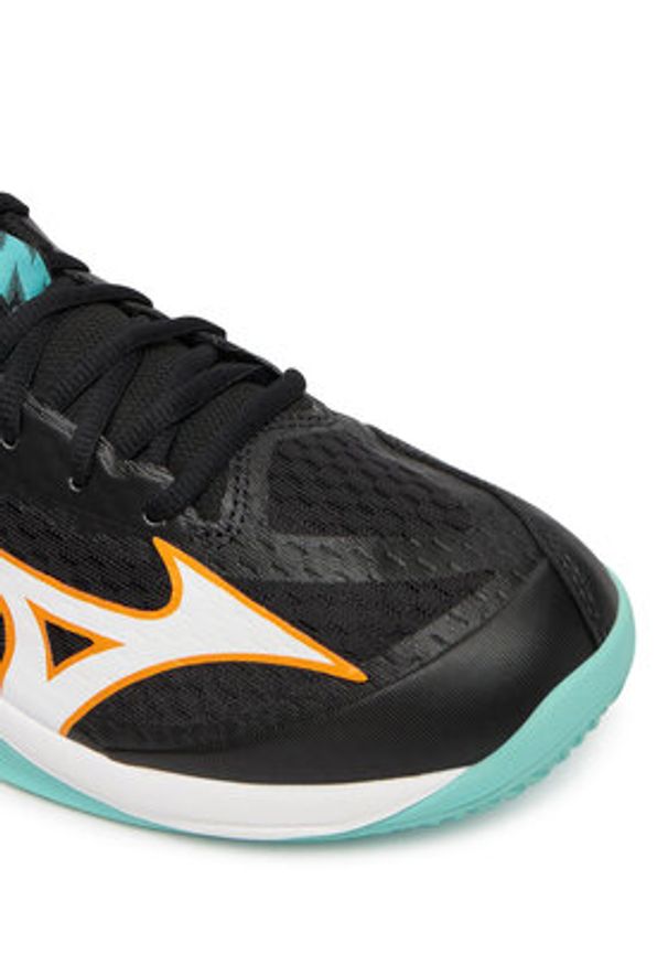 Mizuno Buty halowe Thunder Blade Z V1GA2370 Czarny. Kolor: czarny. Materiał: skóra