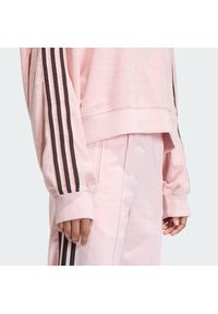 Adidas - adidas Bluza Terry Towel KD1400 Różowy Oversize. Kolor: różowy. Materiał: bawełna #3