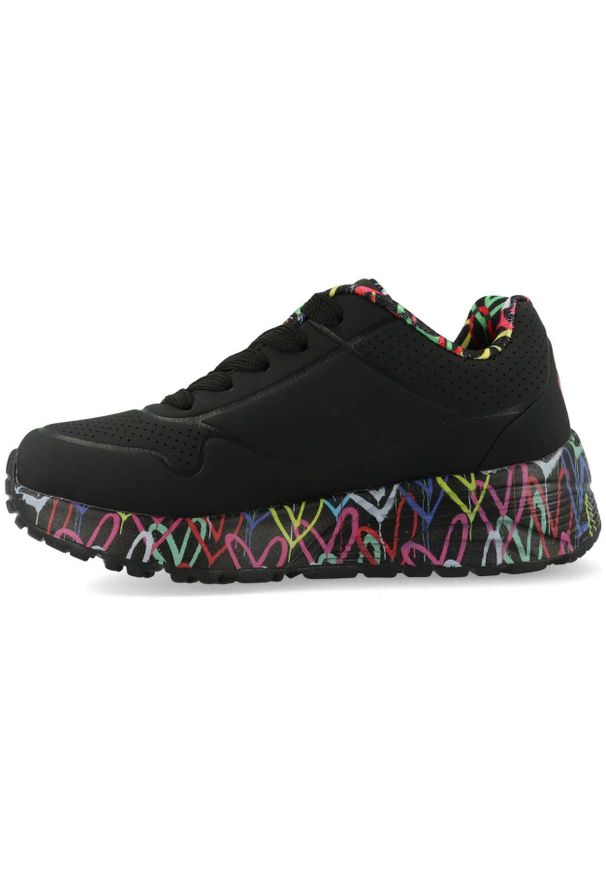 skechers - Buty na co dzień młodzieżowe SKECHERS UNO LITE. Okazja: na co dzień. Kolor: czarny. Model: Skechers Sport. Sport: turystyka piesza